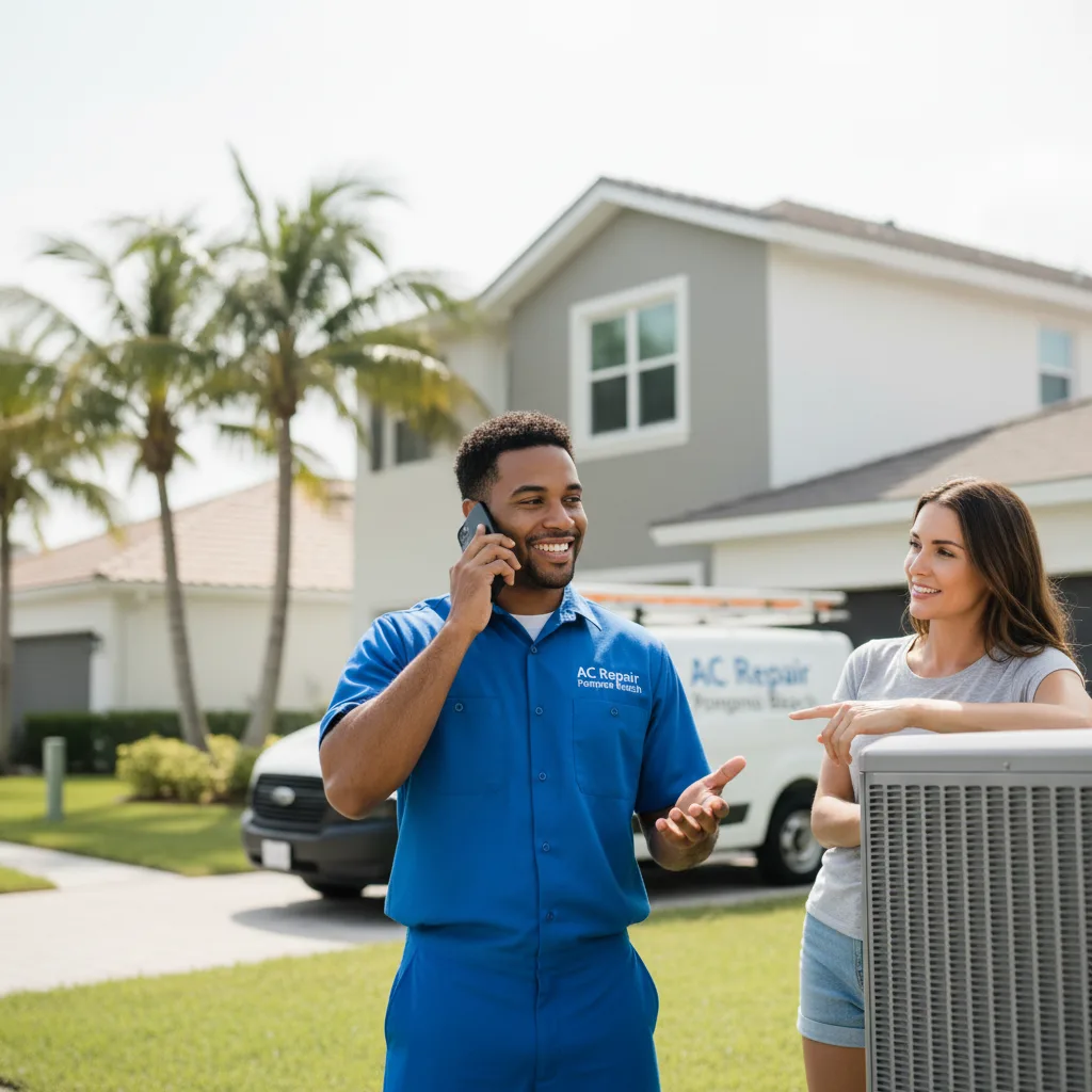 AC Repair Pompano Beach customer support in Rainbow City